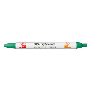 Teacher Office Gifts - Personalized Pens Hands