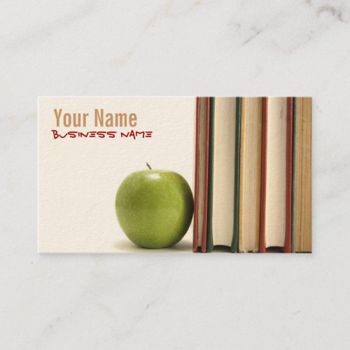 Teacher or Professor Business Cards