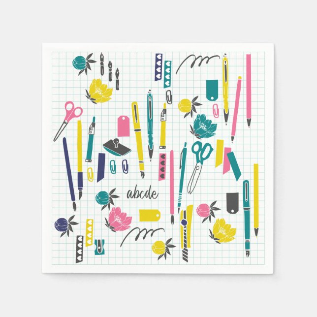 Teacher Paper Napkins (Front)