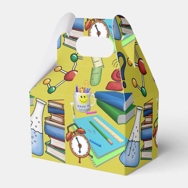 Teacher Party Favor Box (Back Side)