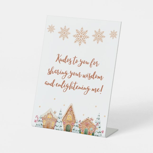Teacher Pedestal Seasonal Gift, Educators Gifts Pedestal Sign (Front)