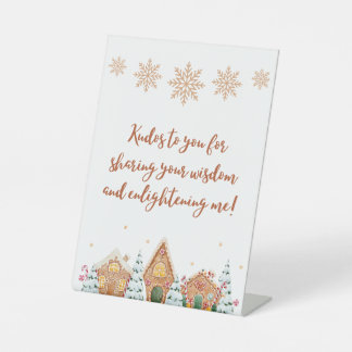 Teacher Pedestal Seasonal Gift, Educators Gifts Sign