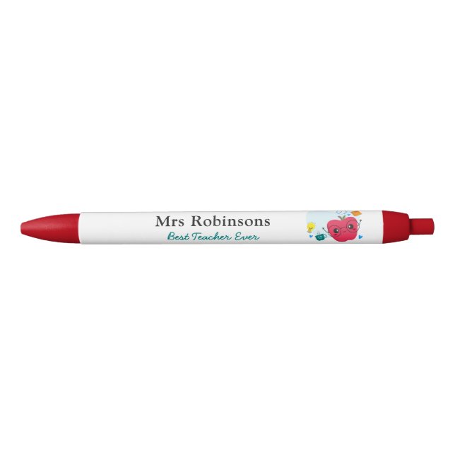 Teacher Pens Personalized Cute Apple Stationeries (Front)