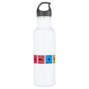 Teacher Periodic Table Stainless Steel Water Bottle