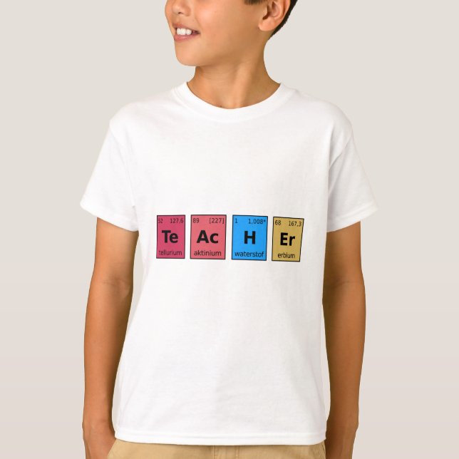 Teacher Periodic Table T-Shirt (Front)