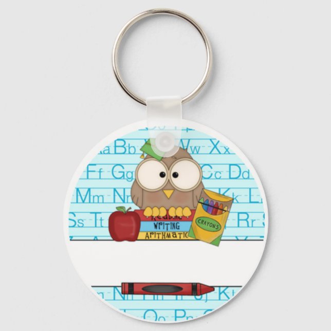 Teacher Personalized Keychain (Front)