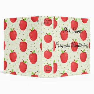 Teacher Personalized Progress Monitoring  3 Ring Binder