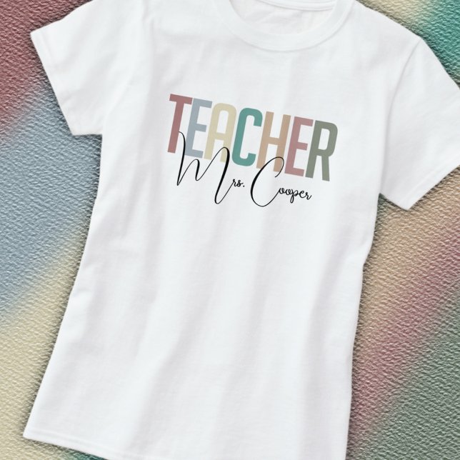 Teacher Personalized  T-Shirt (Creator Uploaded)