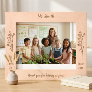 Teacher Personalized Thank You Photo Frame