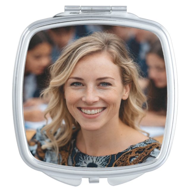 Teacher Photo Customize Personalize Compact Mirror (Front)