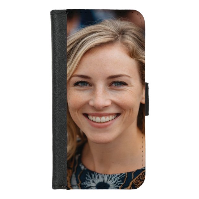 Teacher Photo Customize Personalize iPhone Wallet Case (Front)