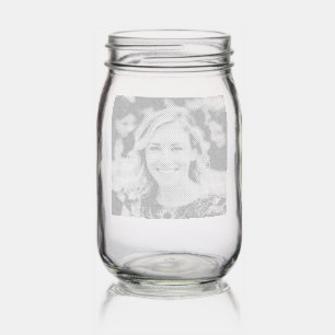 Teacher Photo Customize Personalize Mason Jar