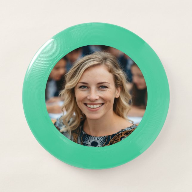 Teacher Photo Customize Personalize Wham-O Frisbee (Front)