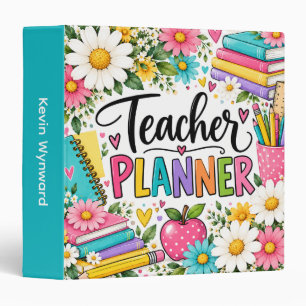 Teacher Planner 3 Ring Binder
