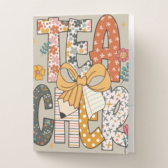 Teacher  pocket folder (Front)