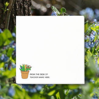 Teacher Post-It Notes with Name Personalization