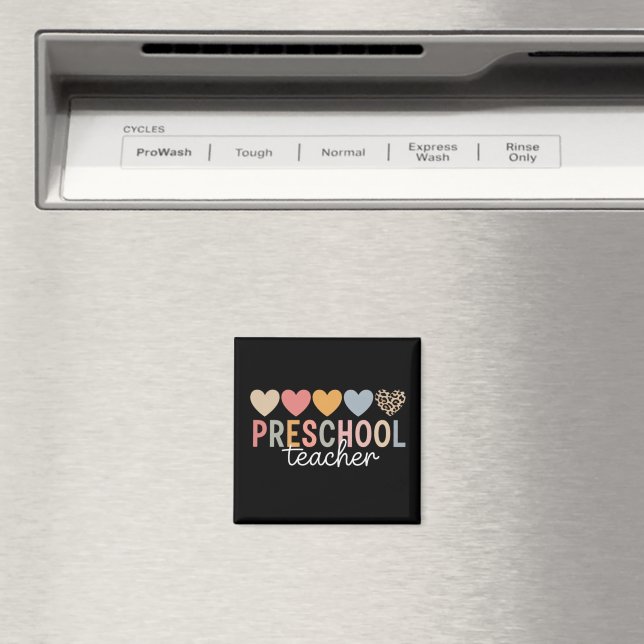 Teacher Preschool Back to School  Magnet (In Situ (Dishwasher))