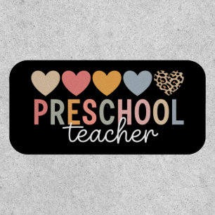 Teacher Preschool Back to School Patch
