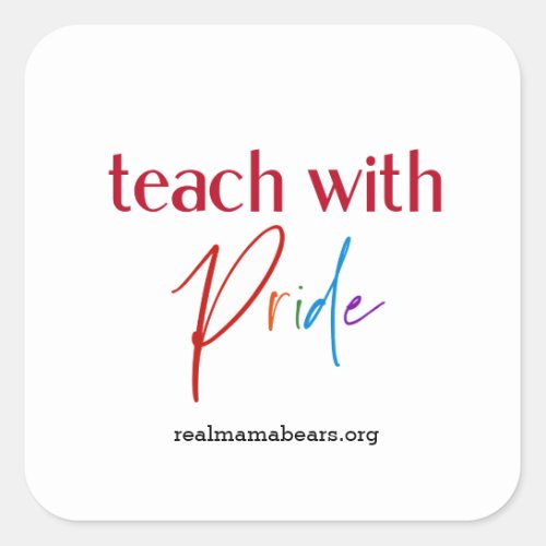 Teacher Pride Sticker