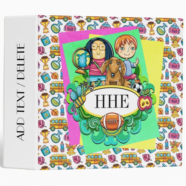 Teacher / Principal School Binder (Front/Spine)