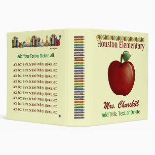 Teacher / Principal School Binder - SRF