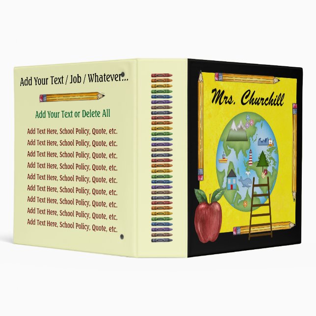 Teacher / Principal School Binder - SRF (Background)