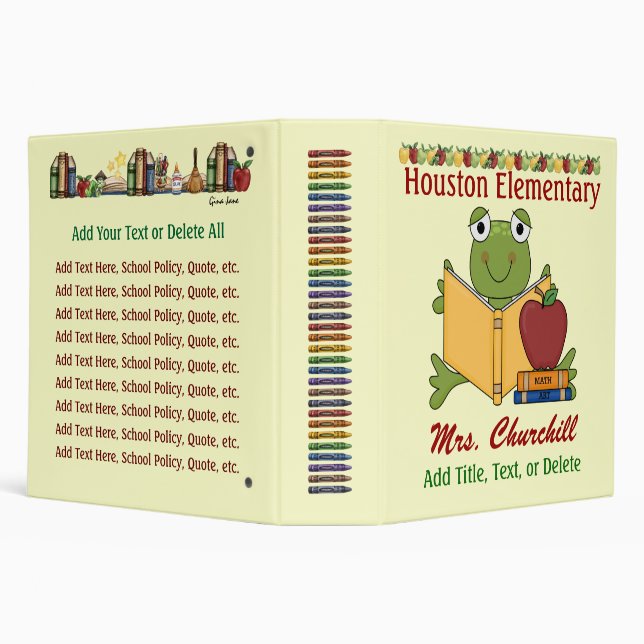 Teacher / Principal School Binder - SRF (Background)