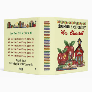 Teacher / Principal School Binder - SRF