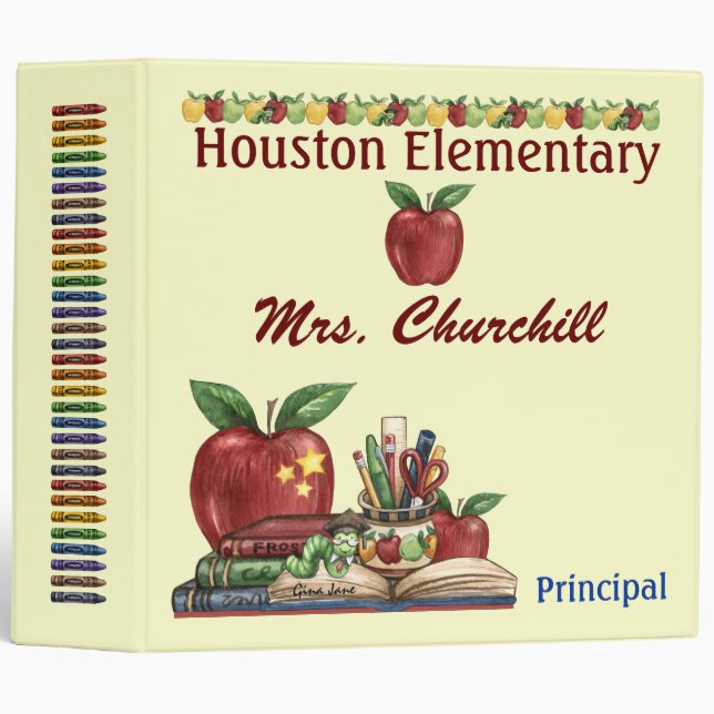 Teacher / Principal School Binder - SRF (Front/Spine)