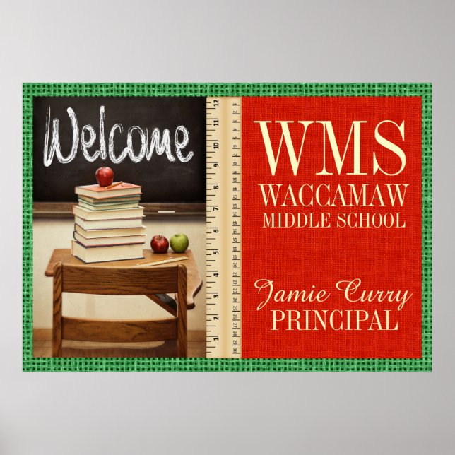 Teacher / Principal / School / Home Decor Poster (Front)