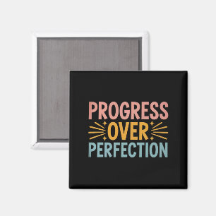 Teacher Progress Over Perfection Back to School  Magnet