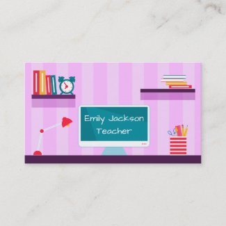 Teacher Purple Stripes