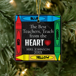 Teacher Quote #3 - Personalize Ceramic Ornament