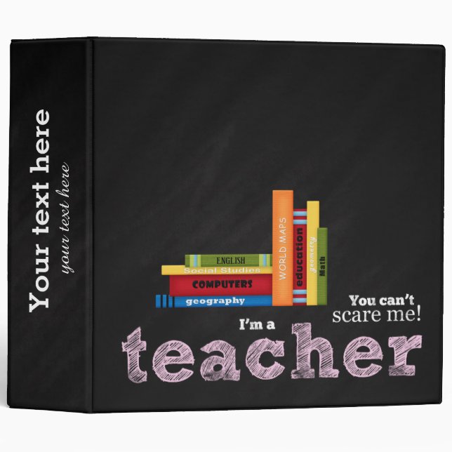 Teacher quote binder (Front/Spine)