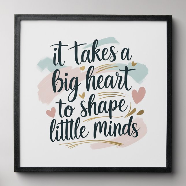 Teacher Quote Peel and Stick Photo Tile – It Takes (Front Set)
