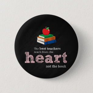 Teacher quote pinback button