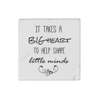 Teacher Quote Stone Magnet