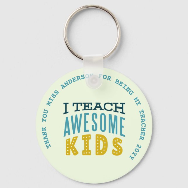 Teacher Quotes Appreciation Retirement Farewell    Keychain (Front)