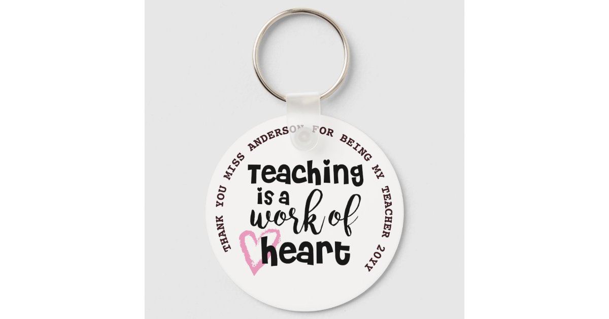 My-Whys Teacher Appreciation Keychain