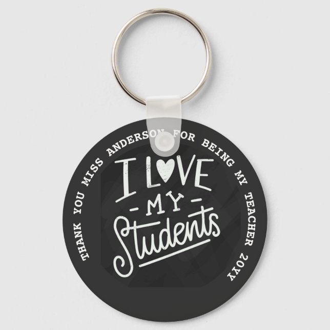 Teacher Quotes Appreciation Retirement Farewell    Keychain (Front)