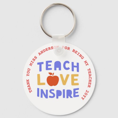 Teacher Quotes Appreciation Retirement Farewell    Keychain