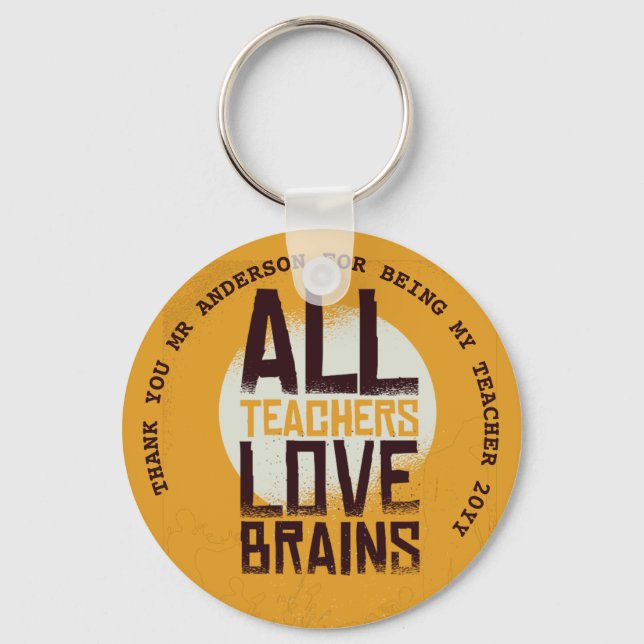 Teacher Quotes Appreciation Retirement Farewell    Keychain (Front)
