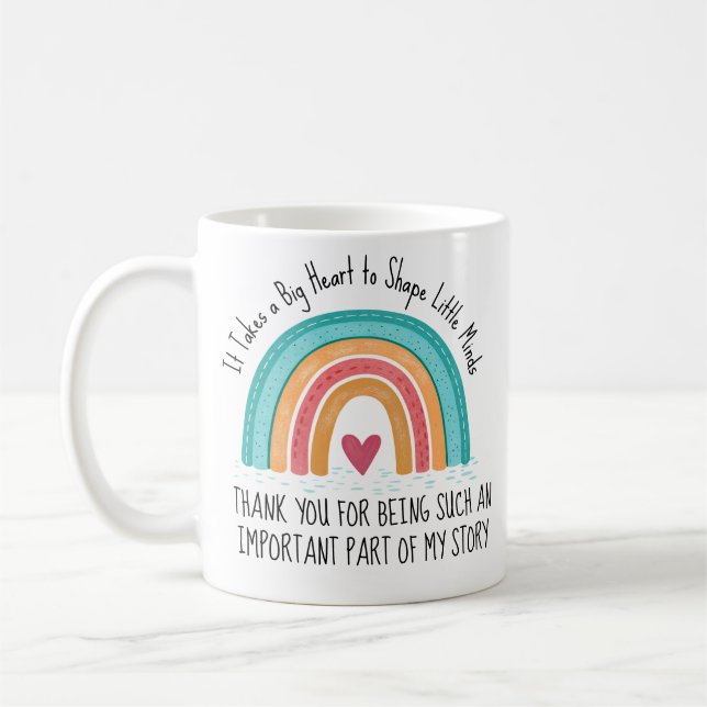 Teacher Rainbow Mug (Left)
