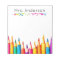 Teacher Rainbow Pencil Paint Splatter Name Notepad