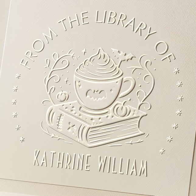Teacher, Reader Coffee From the library of Round  Embosser (Creator Uploaded)