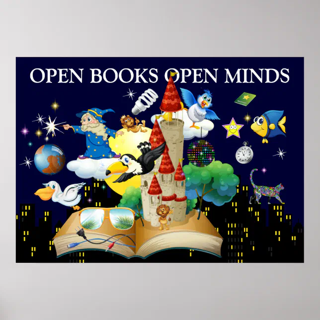 Teacher Reading - Literacy Poster 3 | Zazzle