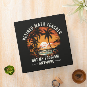Teacher Retirement Class Of 2026 Teacher's day 3 Ring Binder