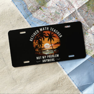 Teacher Retirement Class Of 2026 Teacher's day License Plate