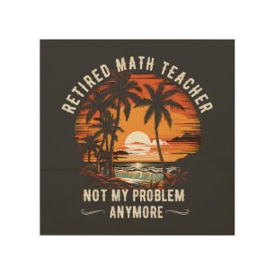 teacher retirement class of 2026 teacher's day wood wall art