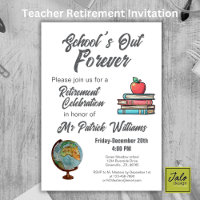 Teacher Retirement Colorful Nostalgic Classic